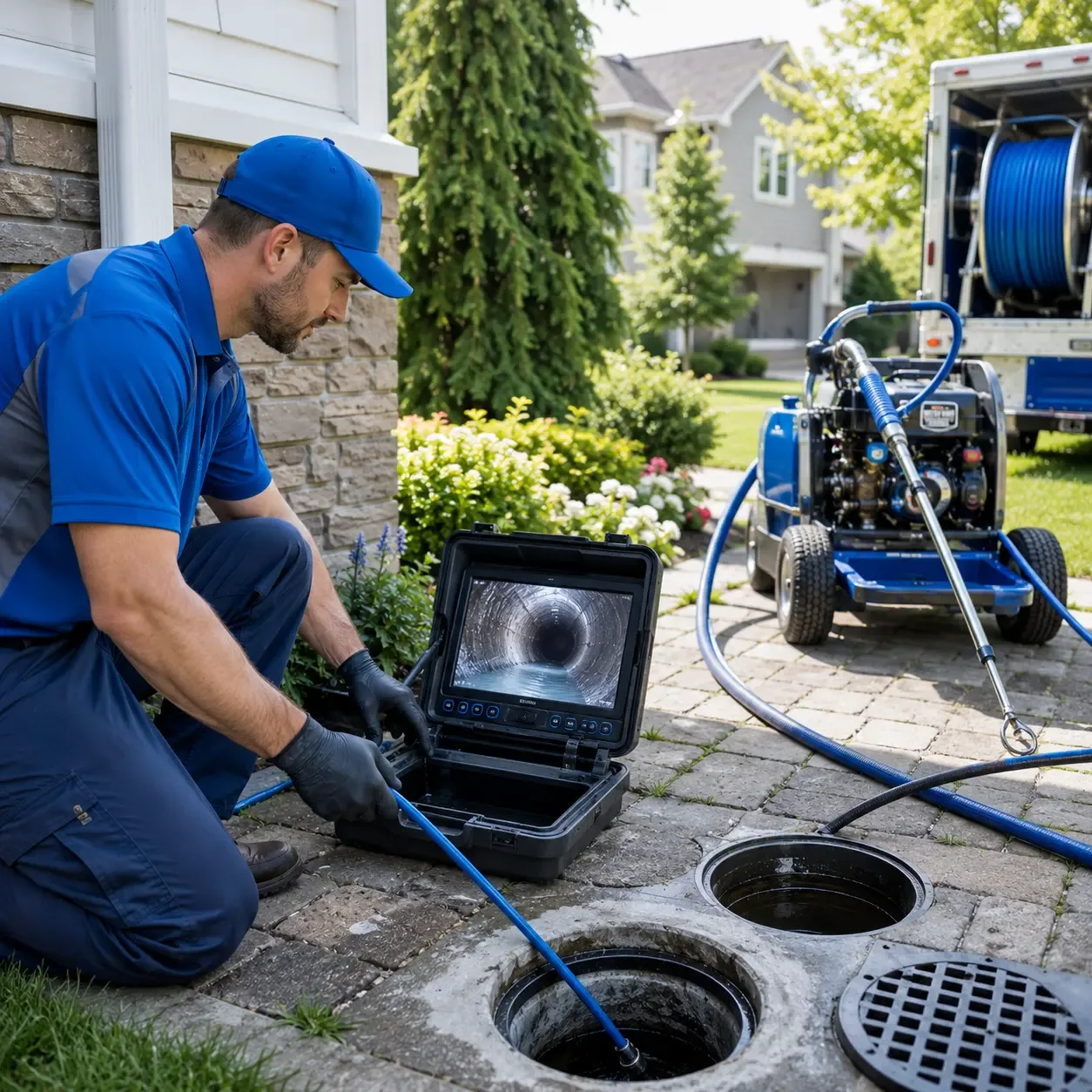 Outdoor drain cleaning professionals serving Fairfax, VT